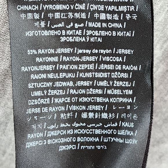 Guess Men's Long Sleeves Atlas Reflective Tape Crew Tee - XL - Picture 6 of 8